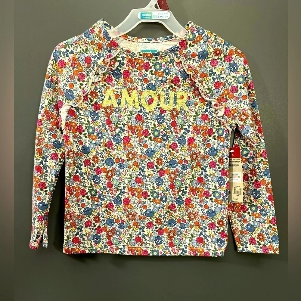 365 Kids - Girls Floral Top - Multiple Sizes